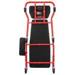 Alustavaunu hiiliteräsrunko 1118mm 136kg kantavuus säädettävä pehmustettu niskatuki 6 pyörää irrotettava tarjotin