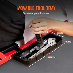 Alustavaunu hiiliteräsrunko 1118mm 136kg kantavuus säädettävä pehmustettu niskatuki 6 pyörää irrotettava tarjotin