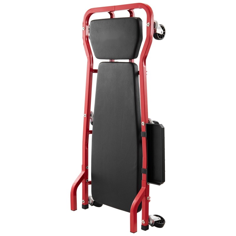 Alustavaunu hiiliteräsrunko 1118mm 136kg kantavuus säädettävä pehmustettu niskatuki 6 pyörää irrotettava tarjotin