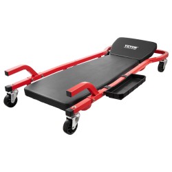 Alustavaunu hiiliteräsrunko 1118mm 136kg kantavuus säädettävä pehmustettu niskatuki 6 pyörää irrotettava tarjotin