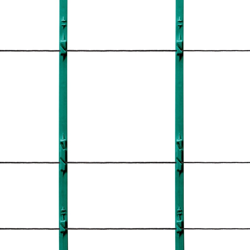Sähköaitalanka polyesteriköysi 305 m halkaisija 6,35 mm 2 kuparisäiettä musta kotieläimille