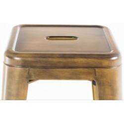 Pinottavat metalliset Joshua-baarijakkarat 4 kpl teolliseen tyyliin