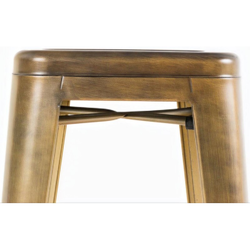 Pinottavat metalliset Joshua-baarijakkarat 4 kpl teolliseen tyyliin