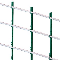 Sähköinen aitausnauha korkeatiheyspolyeteeni 500 metriä 19 millimetriä 6 ruostumatonta teräslankaa