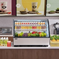 Tasomallinen jäävitriini 146 l ruostumaton teräs 2 säädettävää tasoa ilmakylmäjärjestelmä leipomoille