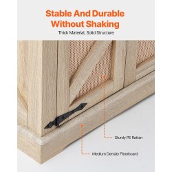 Suorakulmainen sohvapöytä PE-rottinki MDF-runko 2-kerroksinen säilytys pistorasialla