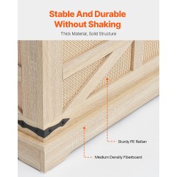 Sohvapöytä suorakulmainen PE-rottinkinen MDF-kannella kaksitasoinen säilytystilalla 80 cm