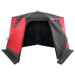 Jääkalastusteltta eristetty 600D Oxford kangas 3 3 m x 3 3 m 6 8 hengelle