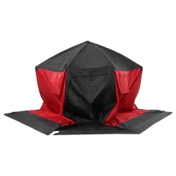 Jääkalastusteltta eristetty 600D Oxford-kangas 3,3 m x 3,3 m 6–8 hengelle