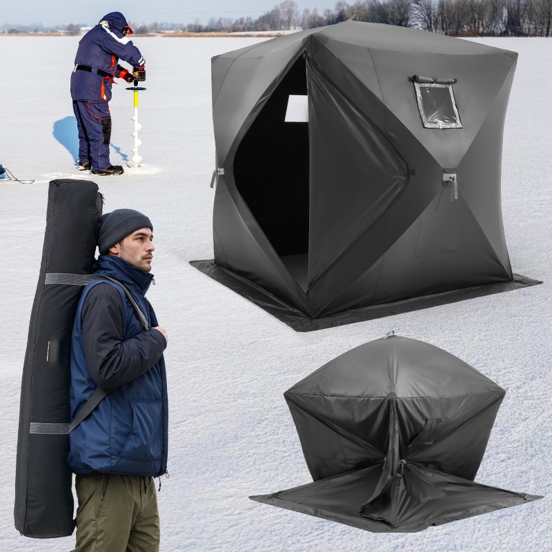 Pilkkiteltta 300D Oxford-kangas 1,8x1,8x2 m 3–4 hengelle