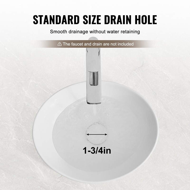 Keraaminen ovaali tasoallas 409 x 341 x 144 mm valkoinen