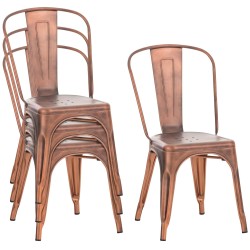 Benedikt pinottava metallituoli setti - 4 kpl, kestävä