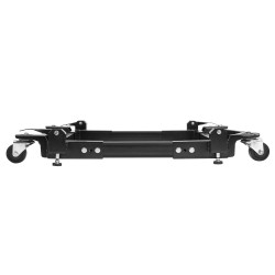 Siirrettävä teräsalusta säädettävä 508 711 622 850 mm 680 kg 4 lukittavaa kääntöpyörää