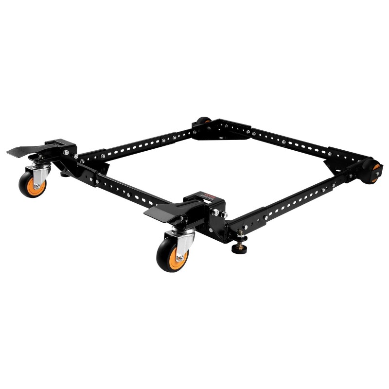 Säädettävä Q235-hiiliteräs siirtopohja 304–914 mm 295,5 kg kantavuus puuntyöstökoneille