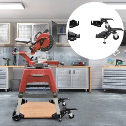 Siirrettävä raskas alusta Q235-hiiliteräs 181,4 kg kantavuus lukittavat pyörät puuntyöstöön