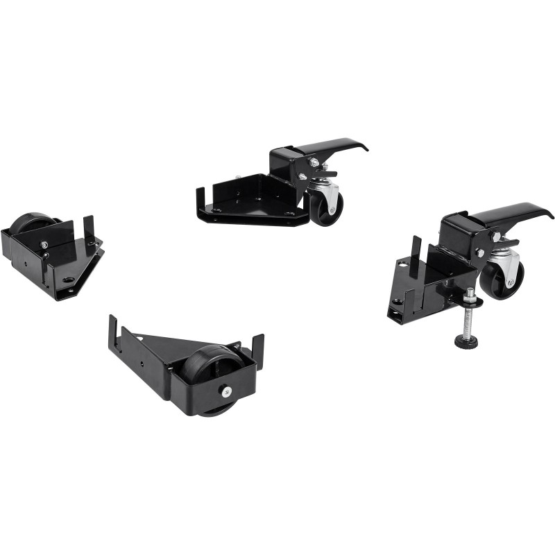 Siirrettävä raskas alusta Q235-hiiliteräs 181,4 kg kantavuus lukittavat pyörät puuntyöstöön