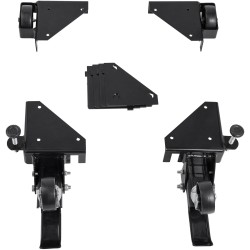 Siirrettävä raskas alusta Q235-hiiliteräs 181,4 kg kantavuus lukittavat pyörät puuntyöstöön