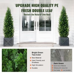 Tekokataja 152,4 cm PE-lehvästö 2 kpl sisä- ja ulkokäyttöön