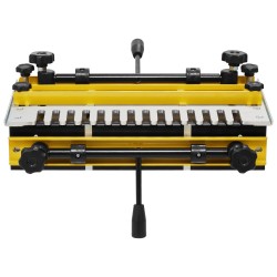 Päätyliitosjigi valettua alumiinia 30,5 cm työstöleveydellä 12,7 mm sabluunalla