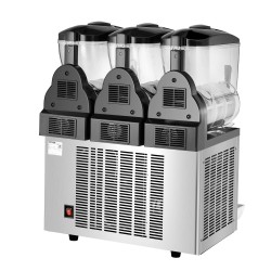 Jääjuomakone ruostumatonta terästä kolmella 12 litran säiliöllä ravintoloihin kahviloihin baareihin