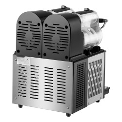 Slush kone ruostumatonta terästä kahdella kolmen litran säiliöllä viisitoista asetusta kotiin ja kahviloihin