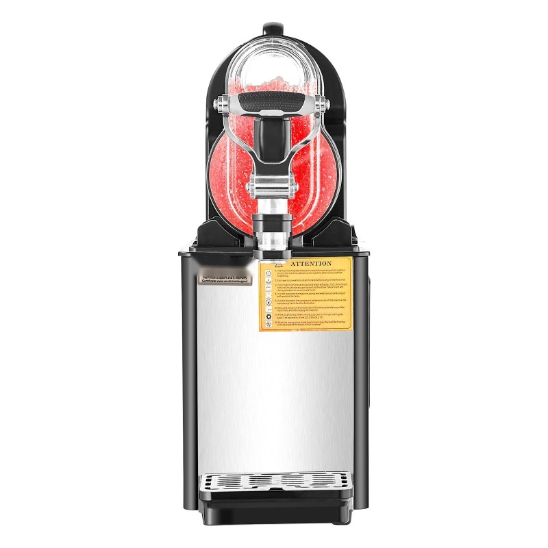 Slush-kone ruostumatonta terästä muovinen 3 L säiliö digitaalinen näyttö 15 asetusta