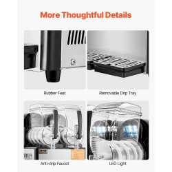 Slush-kone kaksisäiliöinen kukin säiliö 4 l ruostumaton teräs 15 asetusta ammattikäyttöön