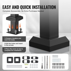 Portaiden hiiliteräksiset kaiteet kaksi kappaletta sopivat yhdelle tai kahdelle portaalle musta