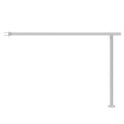 Käsijohde ulkoportaisiin ruostumatonta terästä 120 cm säädettävä kulma 0 60 astetta asennussarja mukana