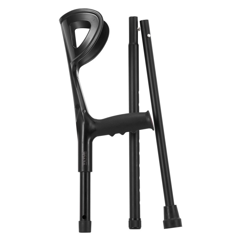 Kyynärsauvat aikuisille alumiinirunko taittuvat kymmenportainen korkeussäätö sopii 140–180 senttimetriä käyttäjille pari