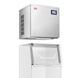 Jääpalakone pääyksikkö ruostumaton teräs 550 lbs/vrk 156 muottia ammattikäyttöön