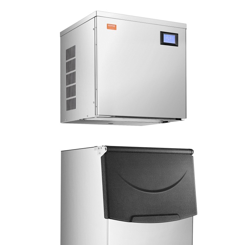 Jääpalakone ruostumatonta terästä 400 paunaa/24H 250 paunaa säiliö ammattikäyttöön