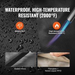 Faradayn suojapussi lasikuitu nikkeli-kupari 430 x 381 mm kannettavalle tietokoneelle