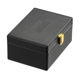 Signaalinsuojauslaatikko PU-nahkainen musta 150×115×74 mm estää WiFi Bluetooth GPS RFID 5G