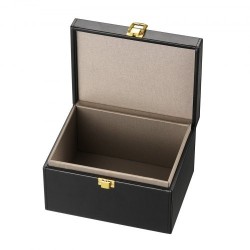 Signaalinsuojauslaatikko PU nahka musta 160x130x93 mm 5 8 autonavainta avaimille ja puhelimille