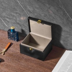 Faraday-laatikko PU-nahka musta 160×130×93 mm 5–8 avainta