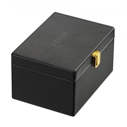 Faraday-laatikko PU-nahka musta 160×130×93 mm 5–8 avainta