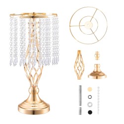 Kukkatelineet hiiliterästä 43 cm ranskalainen kulta 20 kpl häihin