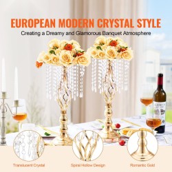 Hiiliteräksinen kukkateline 49 cm korkea ranskan kullanvärinen 12 kpl juhlapöytiin