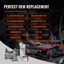 Turboahtimen korvaava yksikkö GT1446S pallografiittavalurauta runko K418 siipipyörä yhteensopiva Ford Escape 2013–2016