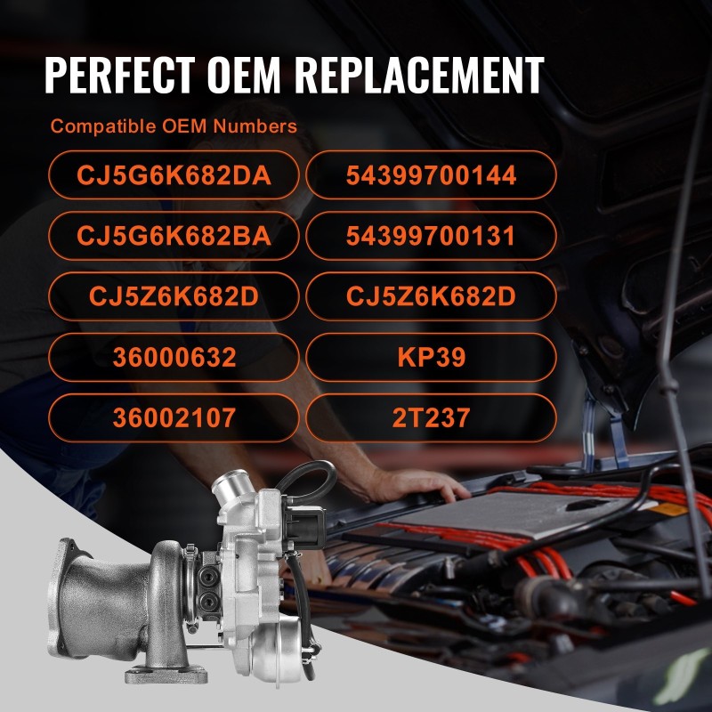 Turboahtimen korvaava yksikkö GT1446S pallografiittavalurauta runko K418 siipipyörä yhteensopiva Ford Escape 2013–2016