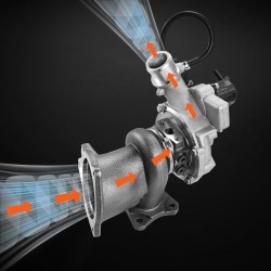 Turboahtimen korvaava yksikkö GT1446S pallografiittavalurauta runko K418 siipipyörä yhteensopiva Ford Escape 2013–2016