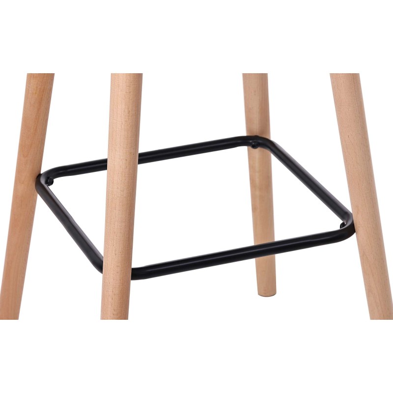 Tyylikäs samettinen baarijakkara selkänojalla ja käsinojilla, 2 kpl