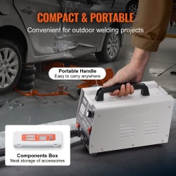 Pistehitsauslaite 1800 watin manuaalisäätö seitsemällä toimintatilalla auton koripeltien oikaisuun