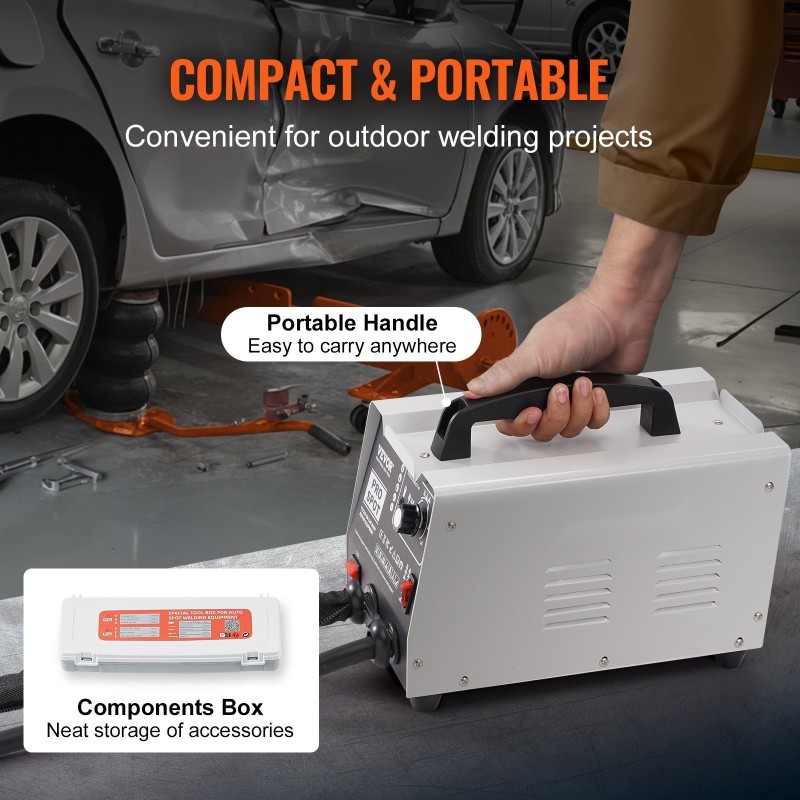 Pistehitsauslaite 1800 watin manuaalisäätö seitsemällä toimintatilalla auton koripeltien oikaisuun