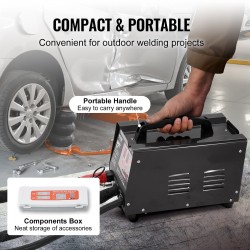 Pistehitsauslaite 3000W 2 hitsauspistoolia automaatti ja manuaalitilat 7 toimintatilaa autojen lommoihin