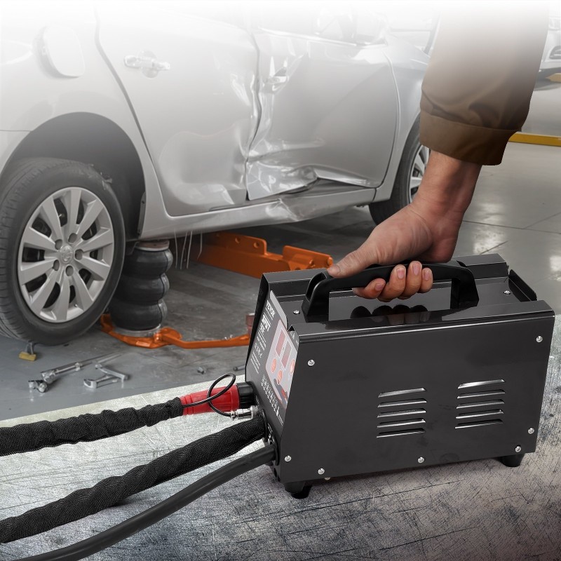 Pistehitsauslaite 3000W 2 hitsauspistoolia automaatti ja manuaalitilat 7 toimintatilaa autojen lommoihin