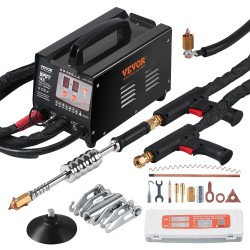 Pistehitsauslaite 3000W 2 hitsauspistoolia automaatti ja manuaalitilat 7 toimintatilaa autojen lommoihin