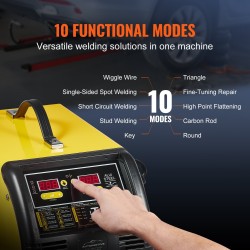 Pistehitsauslaite 5000W teräs ja alumiini autokoripaneelien oikaisuun automaatti ja manuaalitila