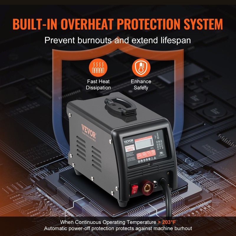 Nastahitsauskone 3000W automaattinen ja käsikäyttöinen 9 toimintatilaa hiiliteräkselle ja ruostumattomalle teräkselle